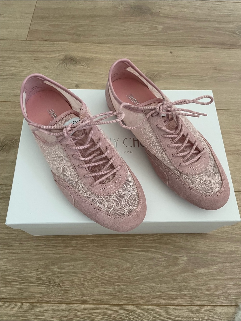 Jimmy Choo lace sneakers